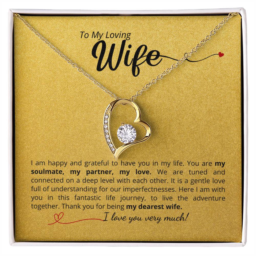 To My Loving Wife - Happy & Grateful - Add your personalized message