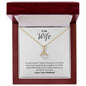 To My Wife - Alluring Beauty Necklace - I want to say how much I love you!