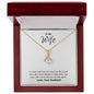To My Wife - Alluring Beauty Necklace - I Fall In Love All Over Again!