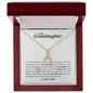 To My Granddaughter - Let this Alluring Beauty Necklace remind you about my love!