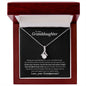 To Our Granddaughter - Alluring Beauty Necklace - Never forget how wonderful you are!