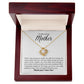 To My Loving Mother - Love Knot Necklace - I am really grateful to have you!