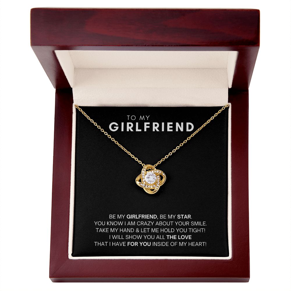 To My Girlfriend - Love Knot Necklace - My Love For You!