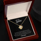 To My Sister - Love Knot Necklace - You held my hand