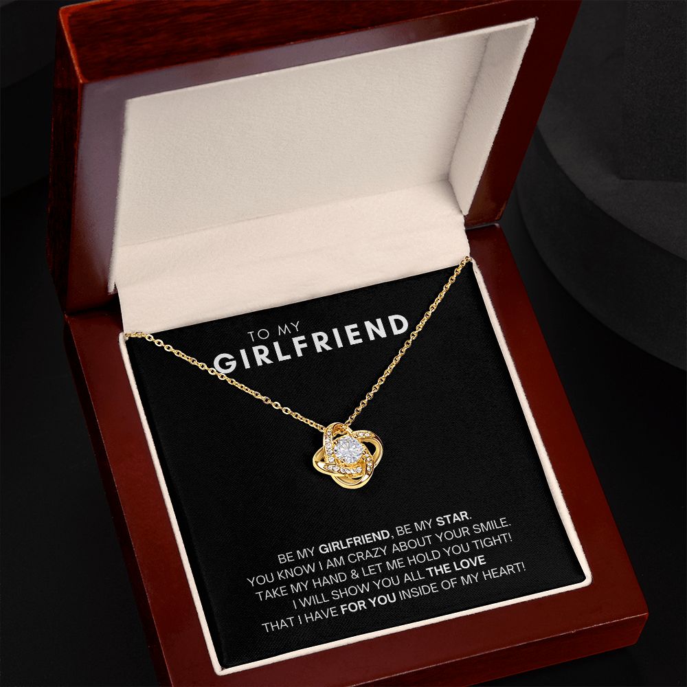 To My Girlfriend - Love Knot Necklace - My Love For You!