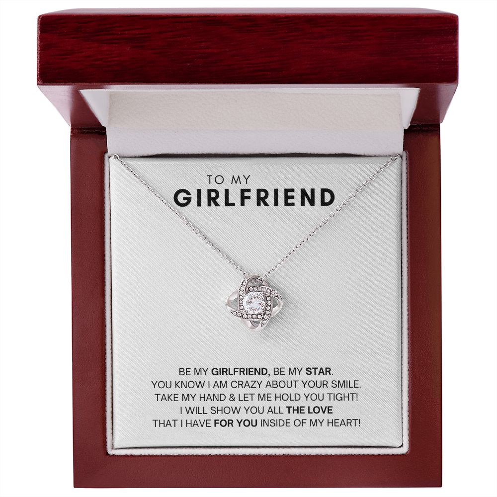 To My Girlfriend - Love Knot Necklace - My Love For You!