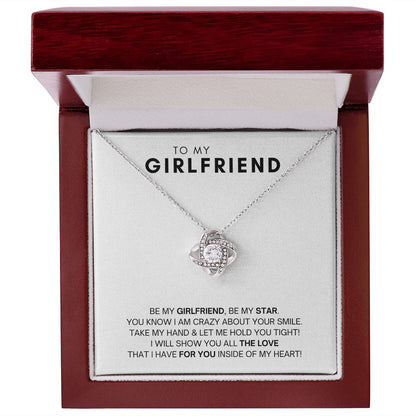 To My Girlfriend - Love Knot Necklace - My Love For You!