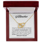 To My Loving Grandmother - Interlocking Hearts Necklace