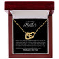 To My Loving Mother - Interlocking Hearts Necklace - I am really grateful to have you!