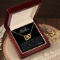 To My Loving Mother - Interlocking Hearts Necklace - Thank you for your support!