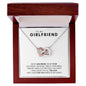 To My Girlfriend - Interlocking Hearts Necklace - My Love For You!