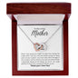To My Loving Mother - Interlocking Hearts Necklace - I am really grateful to have you!