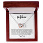 To My Girlfriend - Interlocking Hearts Necklace - I Found You!