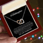 To Our Granddaughter - Interlocking Hearts Necklace - Never forget how wonderful you are!