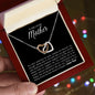 To My Loving Mother - Interlocking Hearts Necklace - Thank you for your support!